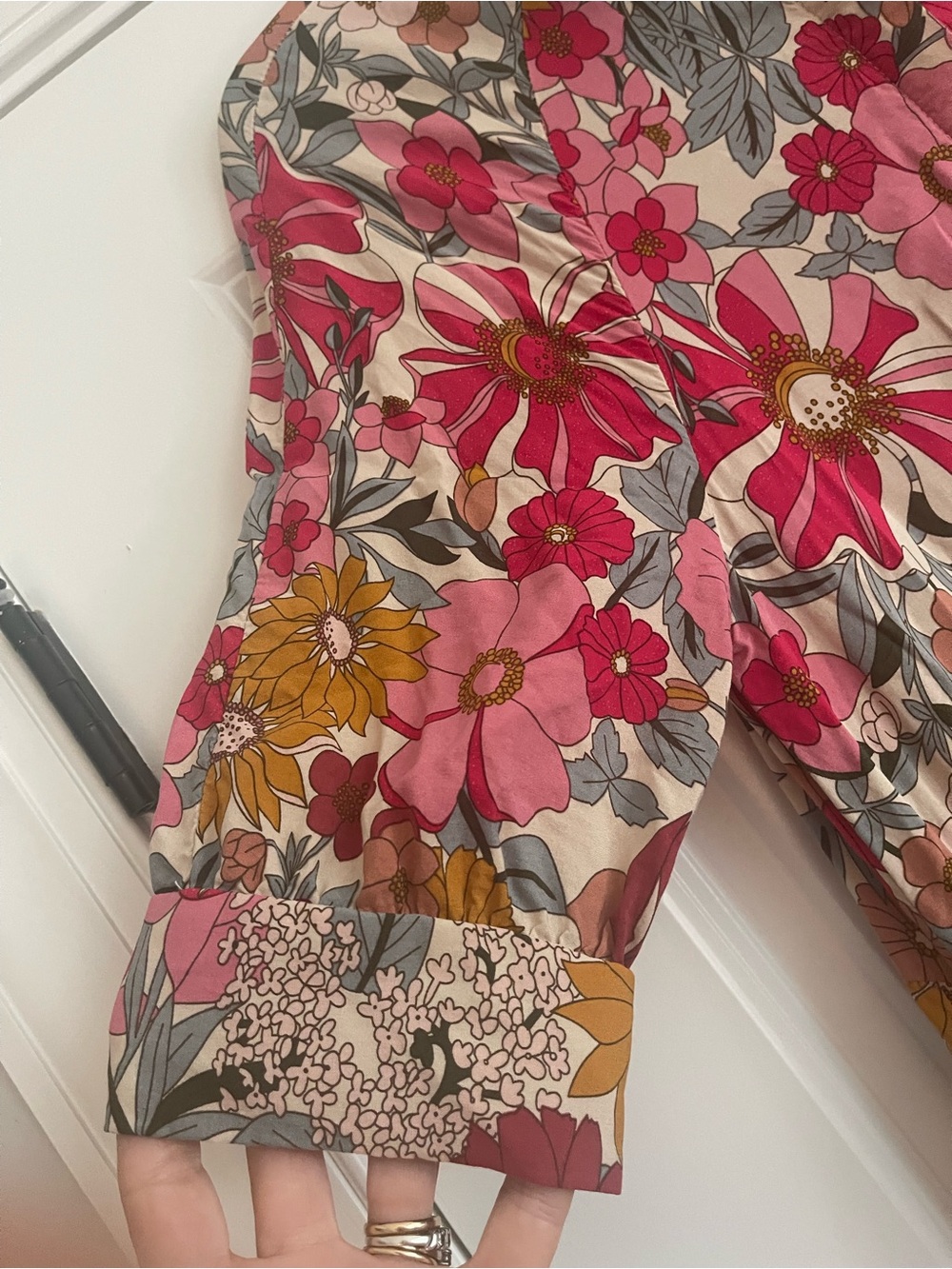NATURAL LIFE Floral Maxi Dress in Pink and Mustard - Picture 2 of 9